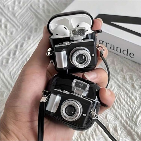 posh Chronicles Other - New Flash Camera Protective Cover Compatible for Airpods 1/2/3 Pro Earphone Case